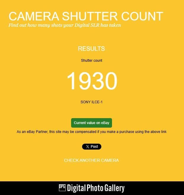 Sony A1 Camera (no wifi) - Image 10